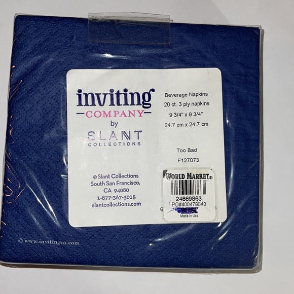 Funny Cocktail Beverage napkins 3 different packs of paper napkins - Picture 7 of 8